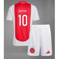 Maglia Calcio Ajax Chuba Akpom #10 Prima Divisa Bambino 2024-25 Manica Corta (+ pantaloncini)